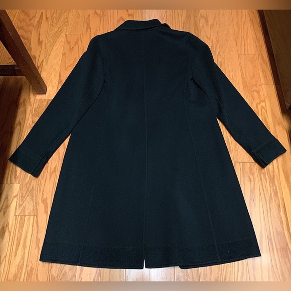 Women’s 4 Linda Allard Ellen Tracy 100% Wool Buttonless Open Front Jacket Coat - Picture 7 of 11